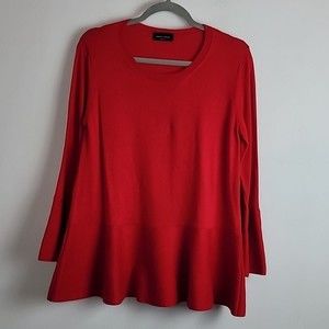 Roberto Colina Bell Sleeve Sweater M Quiet Luxury Winter Essentials Preppy